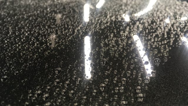 スケール除去後の撥水