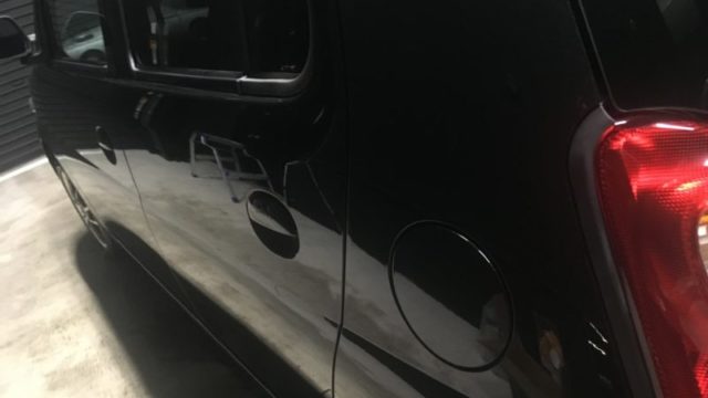 天然Wax施工車
